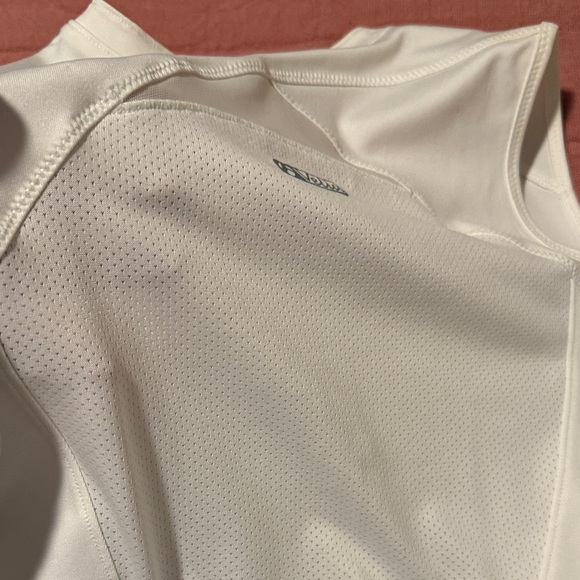 White and Gray Women's Cycling Top - Picture 3 of 8